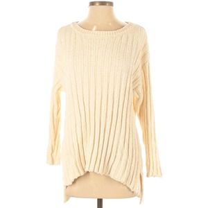 Umgee cream chenille long sleeve sweater Small
